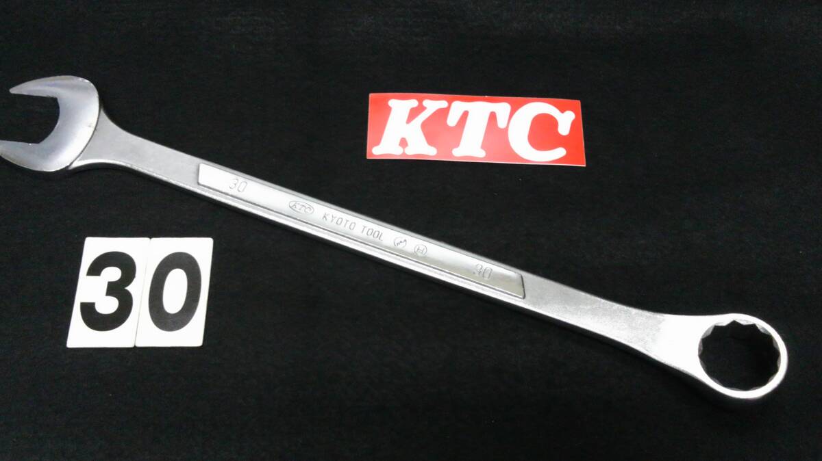 <08117> KTC コンビネーションレンチ 30mm MADE IN JAPAN 国産時代の当時物 ジスマーク付き拍卖