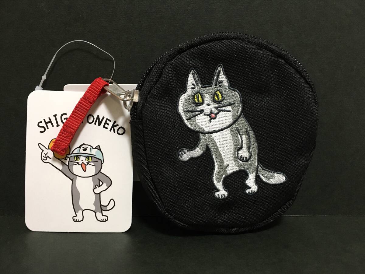 SHIGOTONEKO/仕事猫 コインケース☆彡 どうして,,,?? ブラック☆ 小銭入れ ウォレット ポーチ マルチケース 新品 くまみね工房拍卖