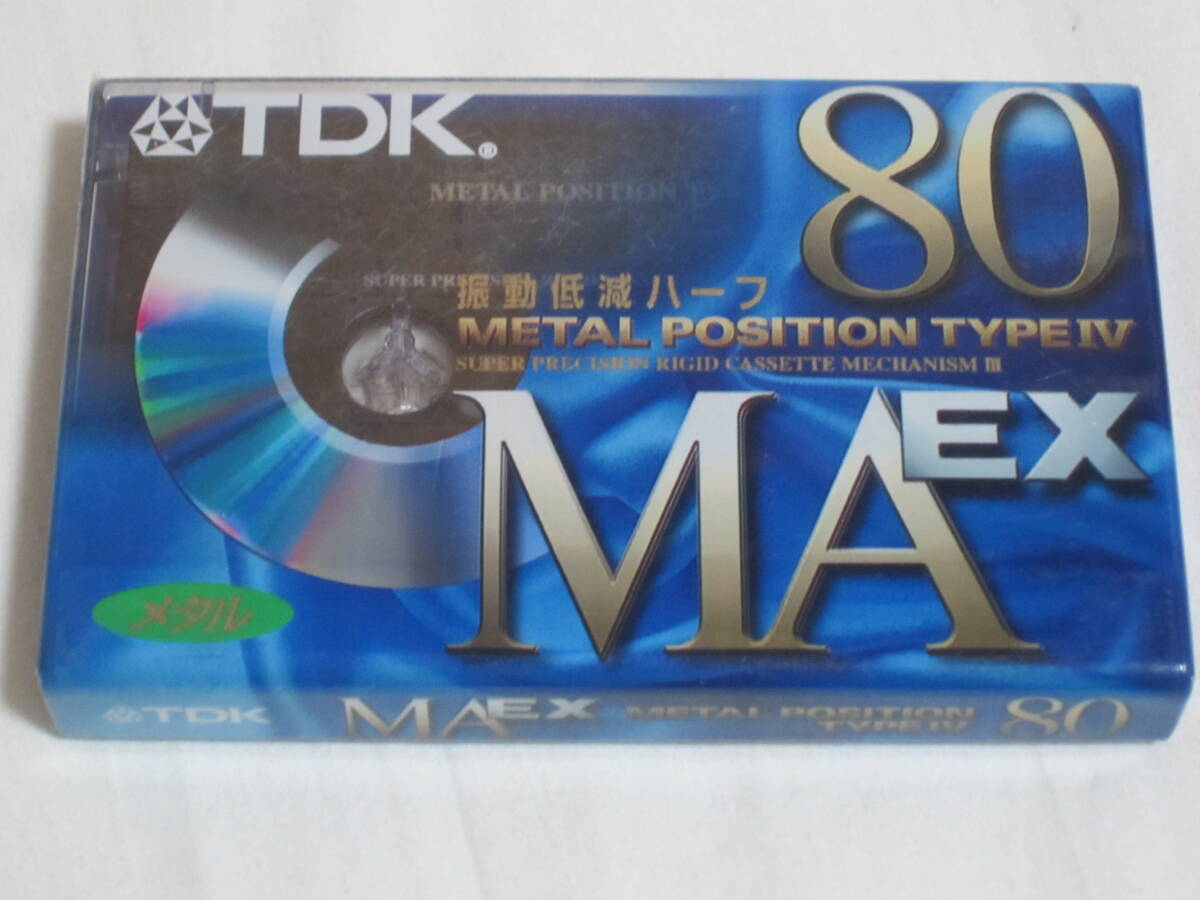 (34-2)TDK METAL POSITION TYPE Ⅳ メタル MAEX ‐80 振動低減ハーフ テープ 自宅保管品 未開封・未使用 現状渡し拍卖