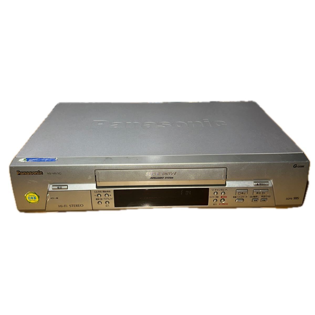 ジャンク 部品取り Panasonic ビデオカセットレコーダー NV-HV3G 電源入り ヘッド回ってます VHSビデオデッキ拍卖