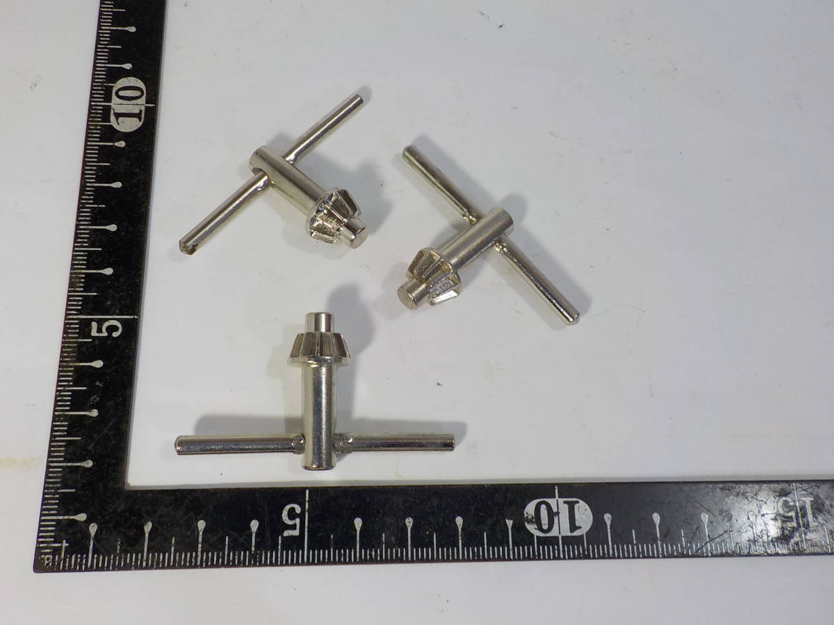 d811★軸径6mm チャックハンドル3個 未使用 ★検マキタM606/6501 リョービFDD-10/PD-12VR 東芝HDV-10R 日立FV12VA拍卖