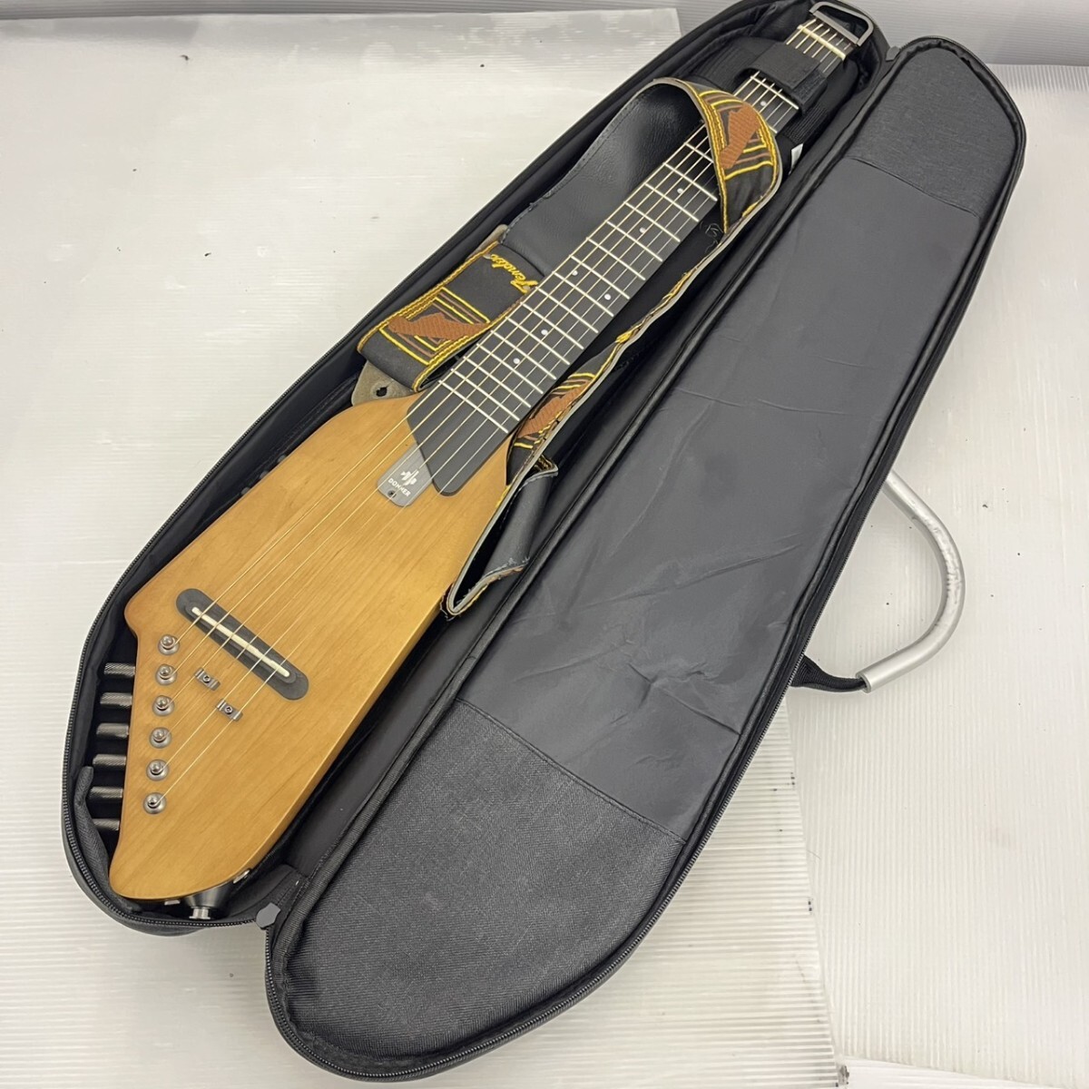 1000円スタート【中古】Donner ドナー サイレントトラベルギター HUSH-I拍卖