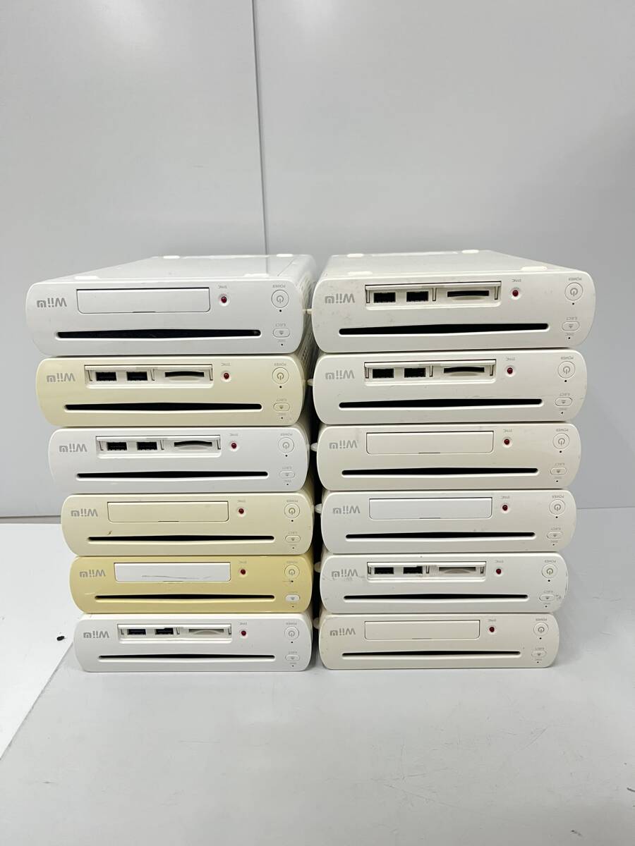 ニンテンドー WiiU 本体 12台 まとめ 動作未確認 ジャンク扱い 1105-602拍卖