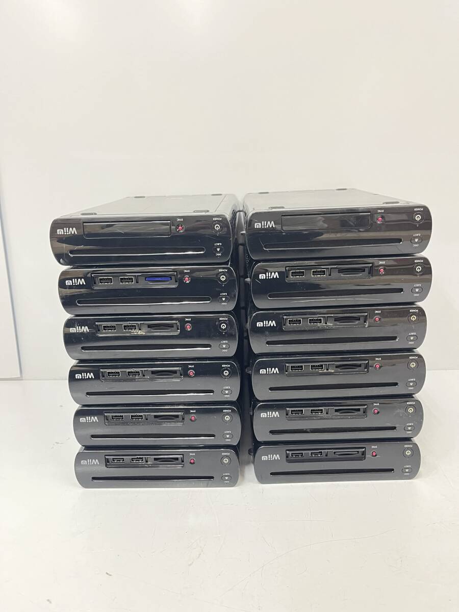 ニンテンドー WiiU 本体 12台 まとめ 動作未確認 ジャンク扱い 1105-604拍卖