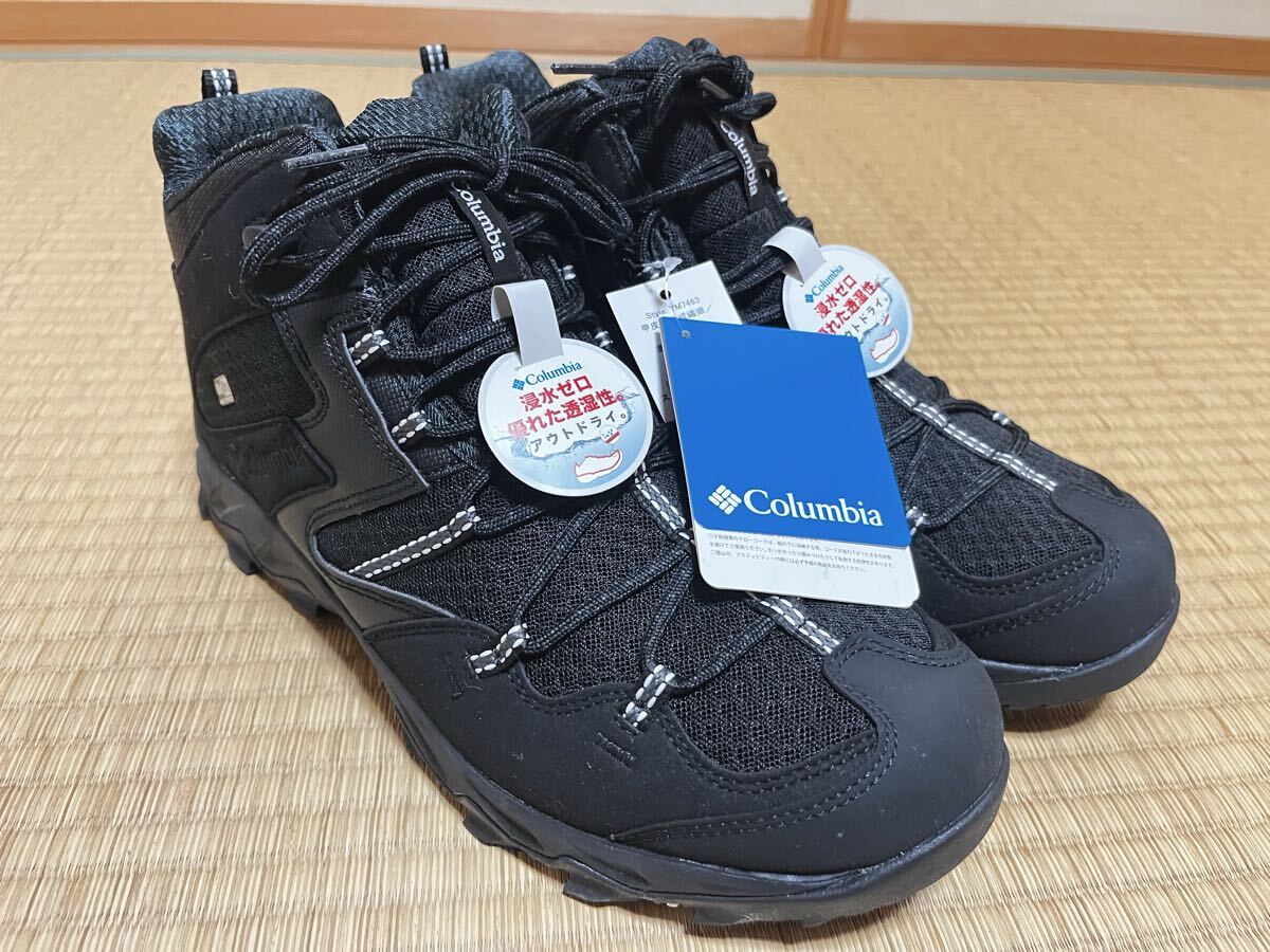 送料無料!試着のみ未使用品!Columbia SABER Ⅳ MID コロンビア セイバー4ミッド ブラック 28cm トレッキングシューズ アウトドライ拍卖