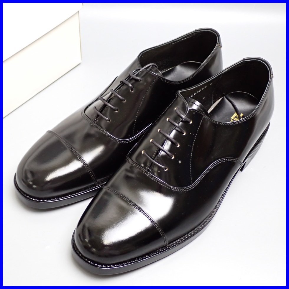 ★未使用 ASAHI KREMENTZ/アサヒクレメンツ 海上自衛隊 短靴/ビジネスシューズ 28cm/ブラック/レザー/外箱付き/革靴/紳士靴&2175500005拍卖