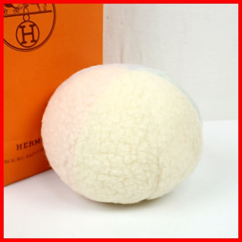★未使用 エルメス BALLON HERPLUCH PM 赤ちゃん用 ぬいぐるみボール マルチカラー/紙袋・タグ付き/がらがら/ベビーグッズ&0666500009拍卖