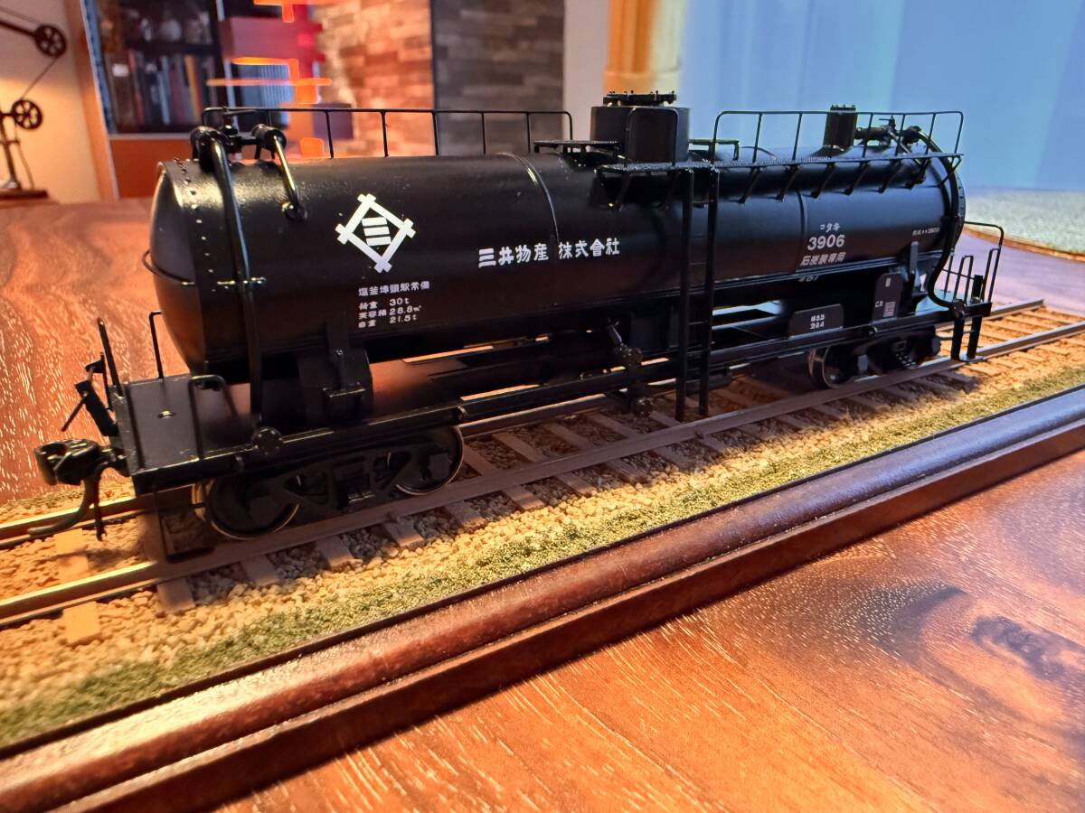 ①【極上美品・プロスクラッチビルダー特製品 HOゲージ】タキ3900(石炭酸専用)三井物産拍卖