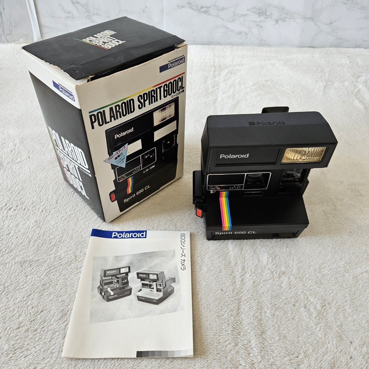 【美品】 Polaroid ポラロイド SPIRIT 600CL ポラロイドカメラ フィルムが無い為動作未確認拍卖