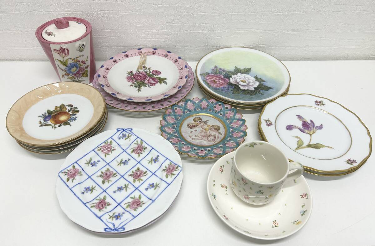 E-1275 【同梱不可】980円~ 現状品 洋食器 まとめ 平皿 カップ 茶器 食器 総重量5.16㎏ 拍卖