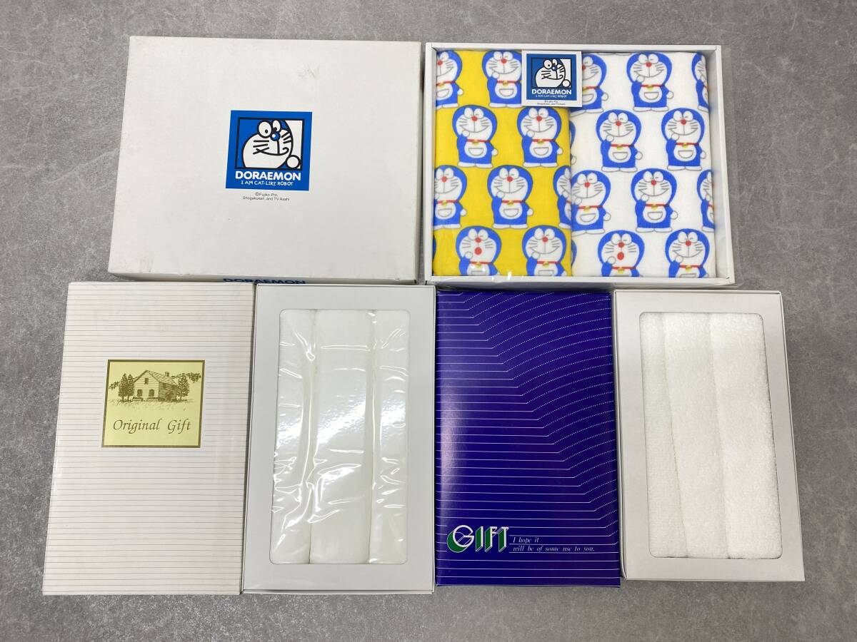 E-1174 【同梱不可】980円~ 未使用品 フェイスタオル まとめ キャラクター ドラえもん 無地 タオル 美品 拍卖