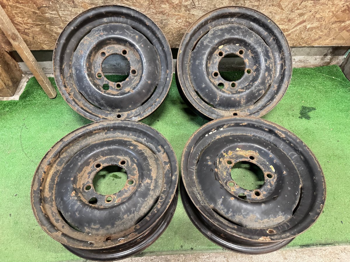 SUZUKI ジムニー SJ10 純正 16インチ 4.5J +20? PCD139.7 5H 鉄 スチール ホイール 4本セット H19拍卖