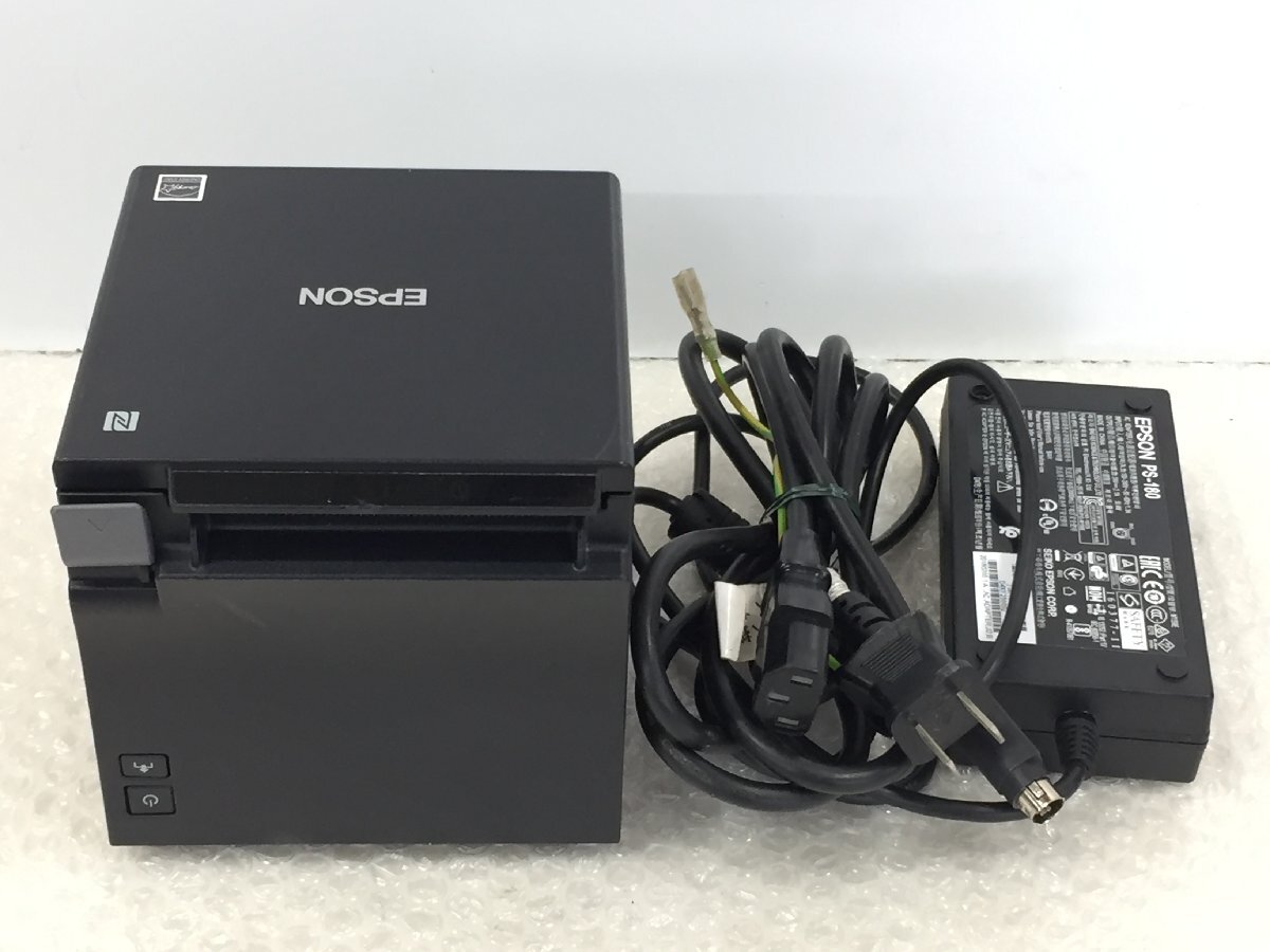 EPSON TM-m30 MODEL:M335B レシート プリンター( Bluetooth対応★58mmと80mm対応) ACアダプター付属 (管2H2-S)拍卖