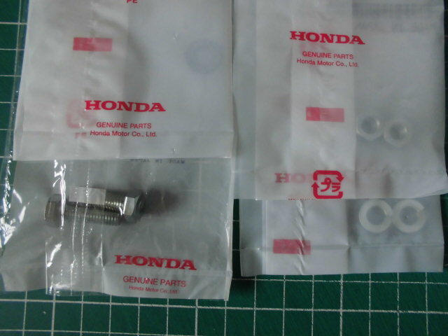 ホンダ純正 モンキー4L フロントフェンダー取付ボルト ワッシャー ナット Z50J Z50J1拍卖