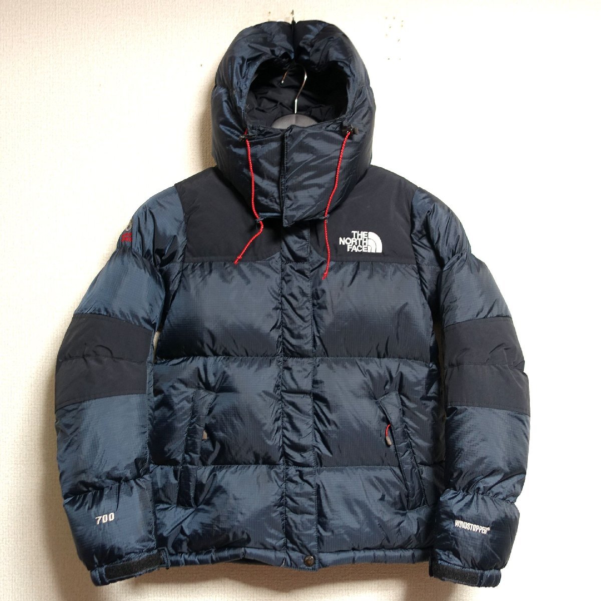 THE NORTH FACE ノースフェイス サミットシリーズ バルトロ ダウンジャケット 700FP メンズ Sサイズ 正規品 ブラック ネイビー D10385拍卖