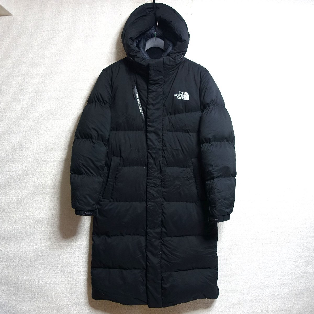 THE NORTH FACE ノースフェイス ドライベント ダウンコート ロング ダウンジャケット メンズ Lサイズ 正規品 ブラック D10387拍卖