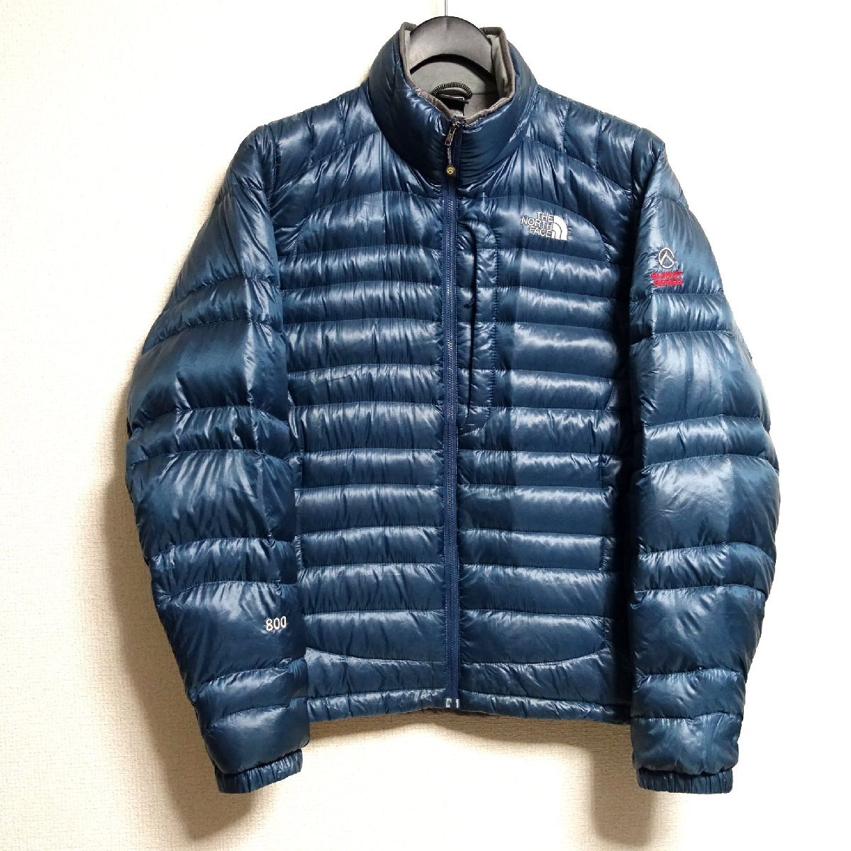 THE NORTH FACE ノースフェイス サミットシリーズ ダウンジャケット 800FP メンズ Mサイズ 正規品 ブルー D10398拍卖