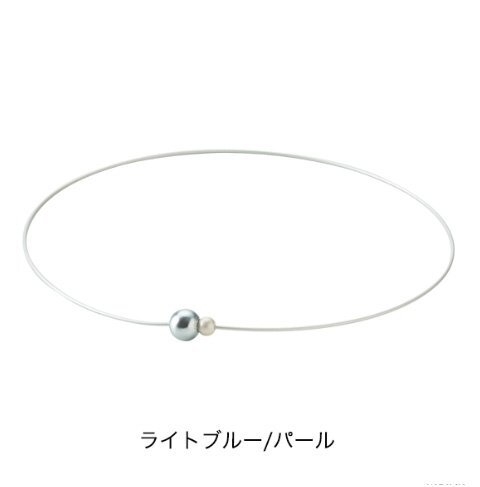 ★ファイテン★phiten★RAKUWAネックレス EXTREME ミラーボールツイン ライトブルー/パール 45cm拍卖