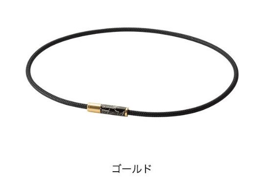 ファイテン★RAKUWA磁気ネックレストライバル ゴールド 50cm拍卖