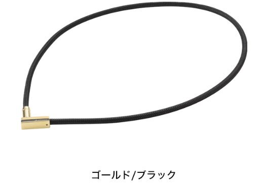 phiten(ファイテン) ネックレス RAKUWA磁気ネック チョッパースクエア ゴールド/ブラック 50cm拍卖