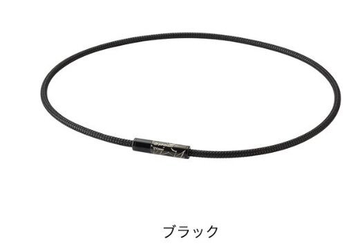 ファイテン★RAKUWA磁気ネックレストライバル ブラック 50cm拍卖