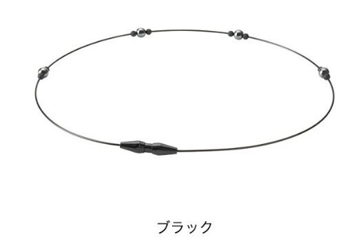 ファイテン★RAKUWA磁気ネックレス ステーション ブラック 50cm拍卖