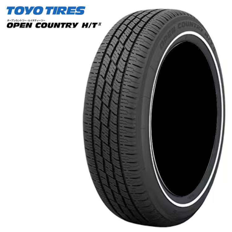 送料無料 トーヨータイヤ 【4本セット 新品】 TOYO TIRES OPEN COUNTRY H/T II WR オープンカントリーH/T IIホワイトレター 155/65R14 75H拍卖