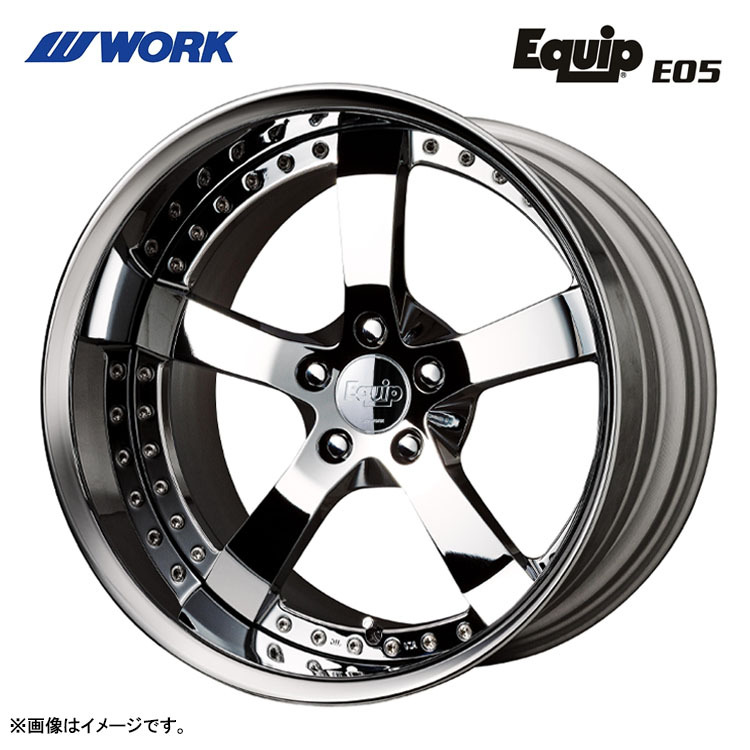 送料無料 ワーク WORK EQUIP E05 STANDARD Adisk 9J-19 +33 5H-114.3 (19インチ) 5H114.3 9J+33【4本セット 新品】拍卖