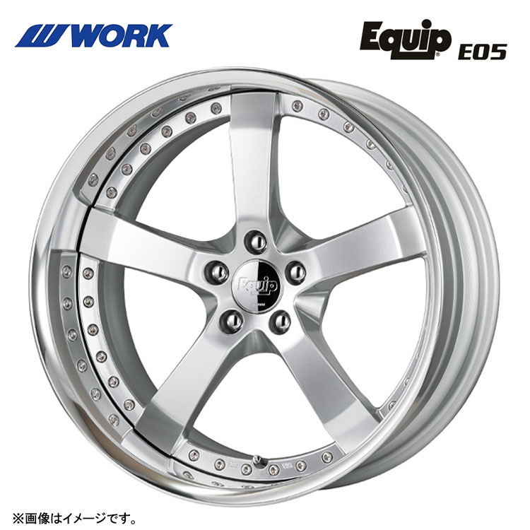 送料無料 ワーク WORK EQUIP E05 BIG CALIPER Rdisk 14.5J-19 -15 5H-114.3 (19インチ) 5H114.3 14.5J-15【2本セット 新品】拍卖