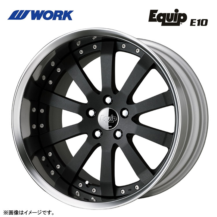 送料無料 ワーク WORK EQUIP E10 STANDARD Adisk 14J-20 +8 5H-114.3 (20インチ) 5H114.3 14J+8【1本単品 新品】拍卖
