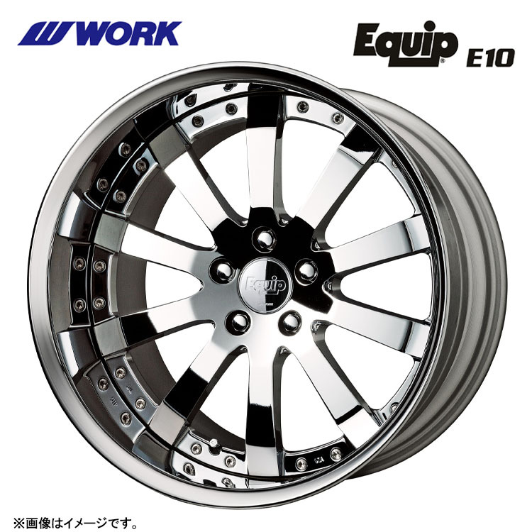 送料無料 ワーク WORK EQUIP E10 STANDARD Adisk 10.5J-20 +27 5H-114.3 (20インチ) 5H114.3 10.5J+27【2本セット 新品】拍卖