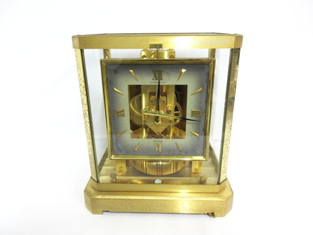 稼働品 JAEGER LECOULTRE ATMOS ジャガールクルト アトモス 5912 VIIIC 空気時計 置時計 永久時計拍卖