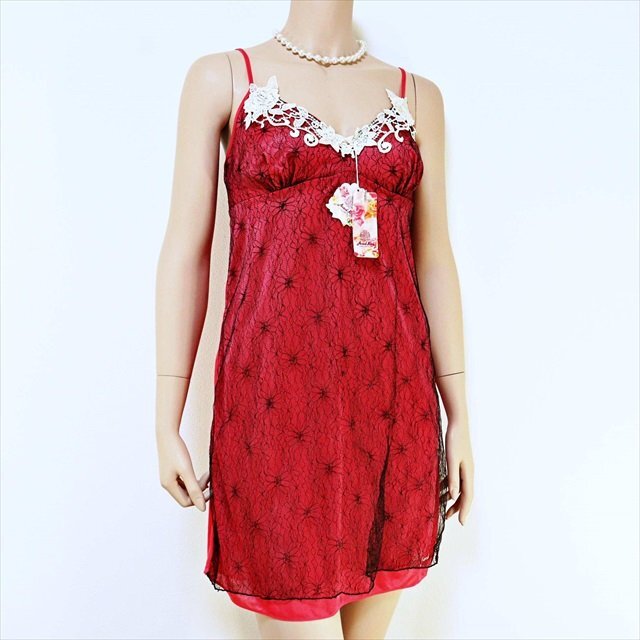 CX5-872//バスト90㎝の大きいLサイズ☆るつる素材が肌に心地いい☆新品タグ付き/スリップ※一番安価で送料はゆうパケット250円拍卖