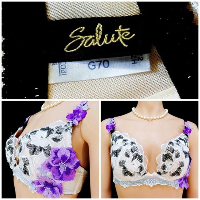 CX5-331//ワコール/サルート/超グラマーなGカップ☆優美レース☆Wacoal/日本製/BTJ722/補正ブラ※一番安価で送料はゆうパケット250円拍卖