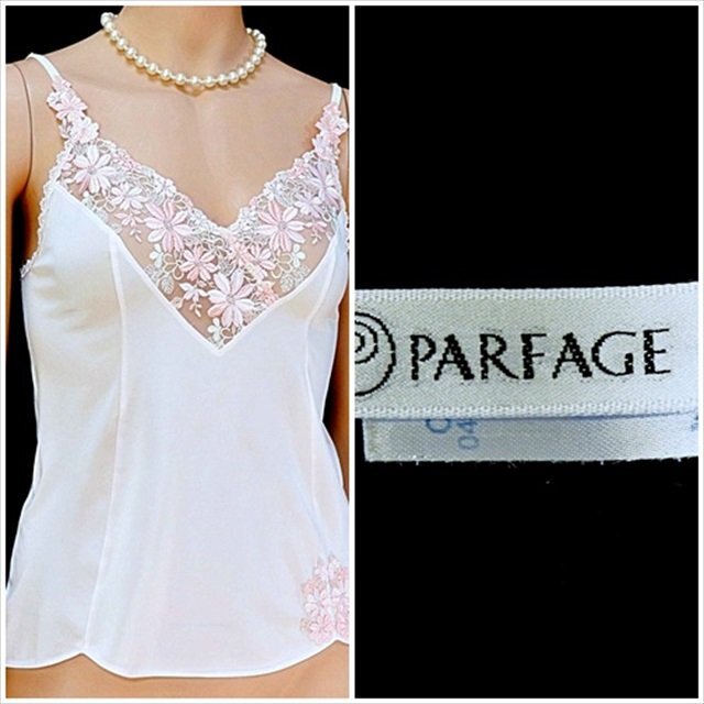 CX5-961//Wacoal/ワコール/日本製/パルファージュ/CCL245☆上品で上質な花柄レース☆キャミソール※一番安価で送料はゆうパケット250円拍卖