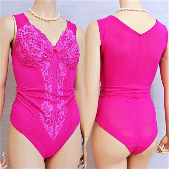 CE5-X06☆//95Bのメガサイズ☆濃厚PINKでバッチリ主張☆クロッチ開閉*ボディスーツ※一番安価で送料はゆうパケット250円拍卖