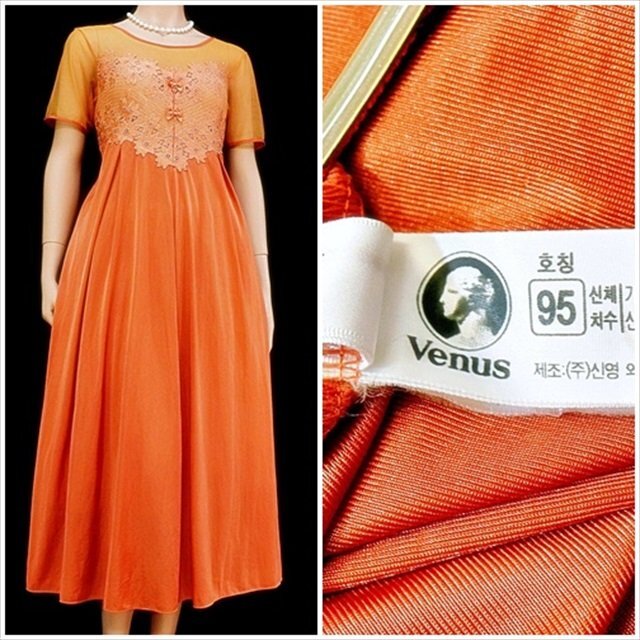 CX6-017//バスト95㎝のグラマーXLサイズ/ヴィーナス☆ノスタルジックな艶めき☆VENUS/ネグリジェ※一番安価で送料はゆうパケット250円拍卖