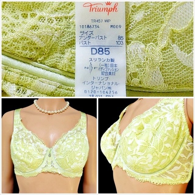 CX6-791//大きいD85サイズ/トリンプストーリー/TR457☆安定感よく包み込む☆Triumpu/NBF/補正ブラ※一番安価で送料はゆうパケット250円拍卖