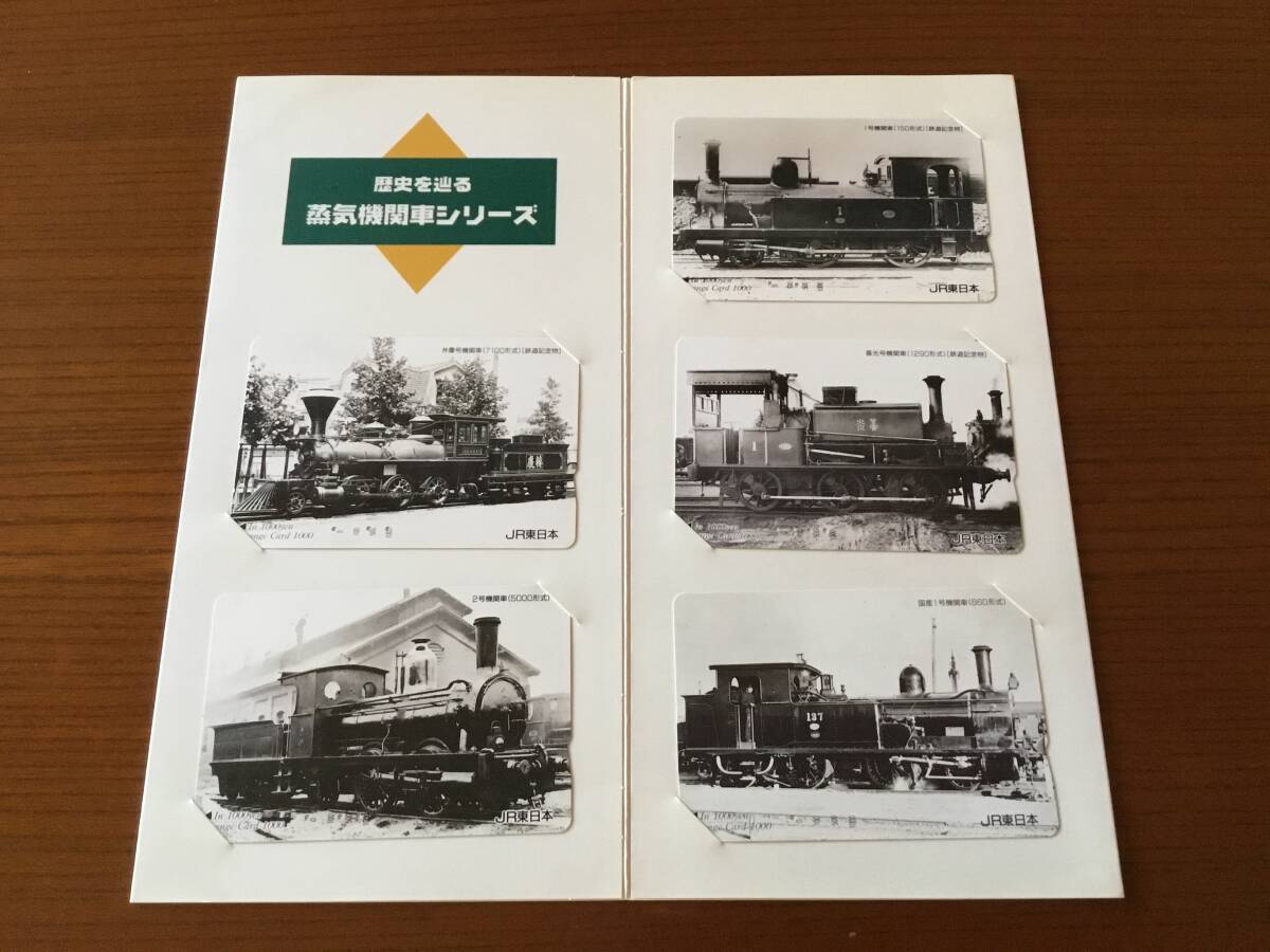 台紙付使用済オレカ 歴史を辿る蒸気機関車シリーズVOL1拍卖