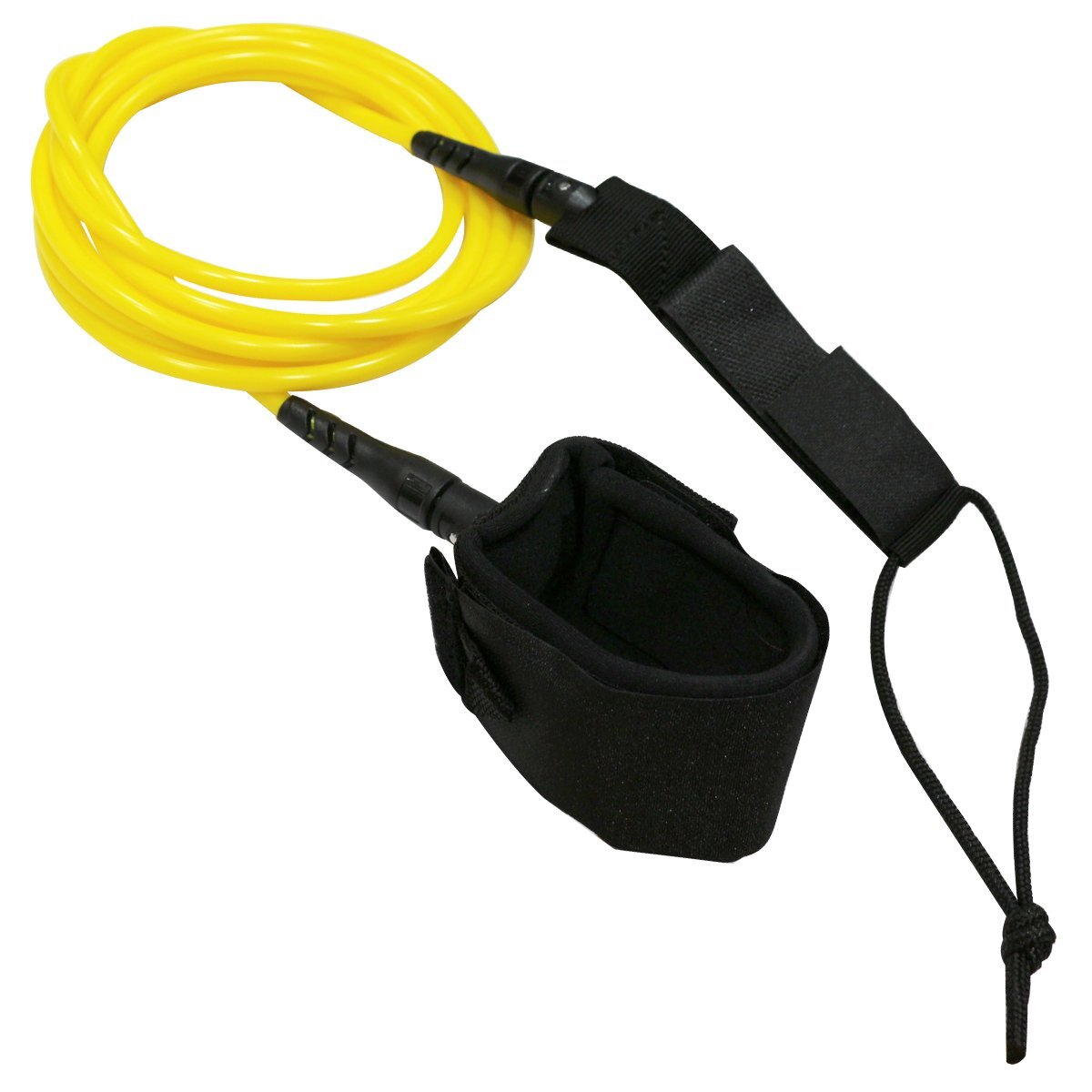 サーフ リーシュ リーシュコード サーフィン流れ止め スタンダードリーシュ ストレートリーシュ レギュラー7mm 10ft フィート『イエロー』拍卖