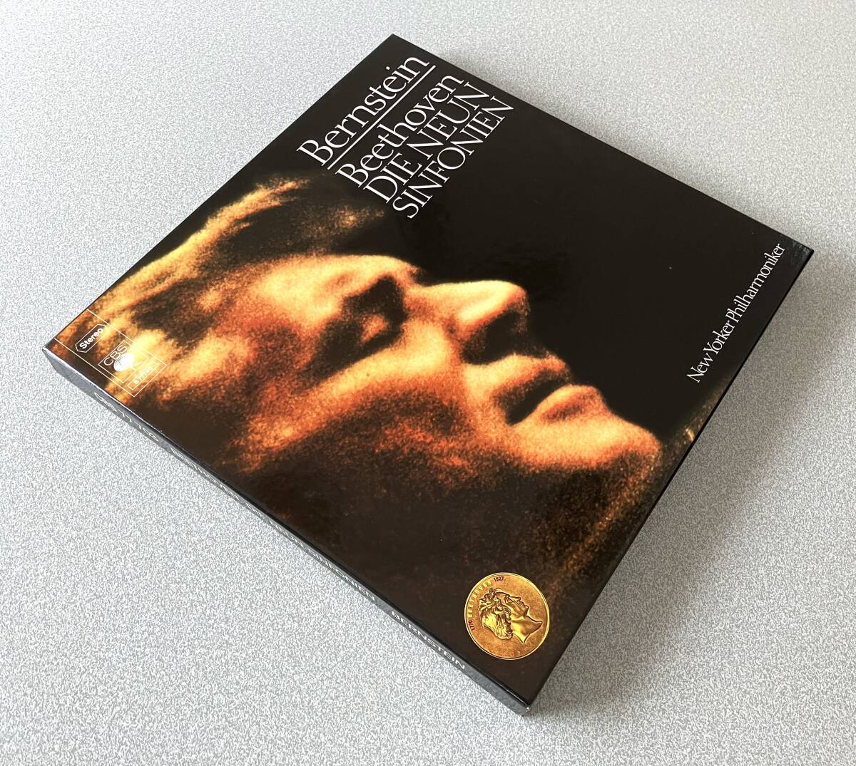 独CBS 7LP バーンスタイン/NYPO ベートーヴェン 交響曲全集 情熱的でエネルギッシュな魅力にあふれた名演奏 99%未使用盤!新同極美品拍卖
