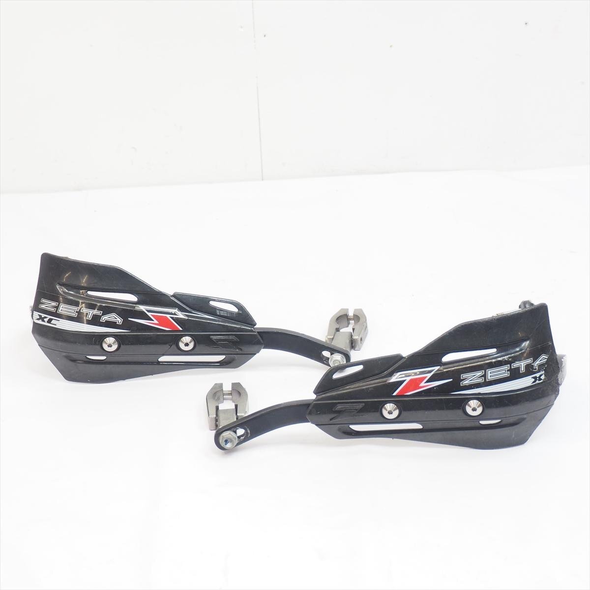 ZETA アーマーハンドガードベンド XCプロテクター WR250R DトラッカーX CRF250L DR-Z400SM セロー250 XR250 DT230 トリッカー拍卖