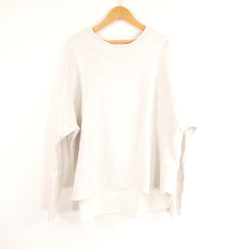 美品 Frank&Eileen フランクアンドアイリーン THE LAB (LAB516NTF) ロールネック スウェット XS コットン100% 長袖 カットオフ AY7450A37拍卖