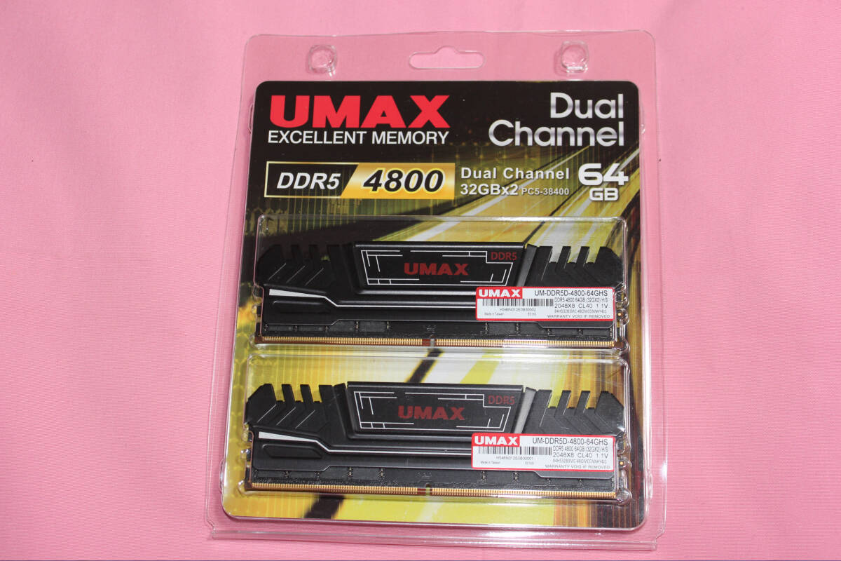 DDR5 メモリ 64GB 32GBx2枚 動作確認済拍卖