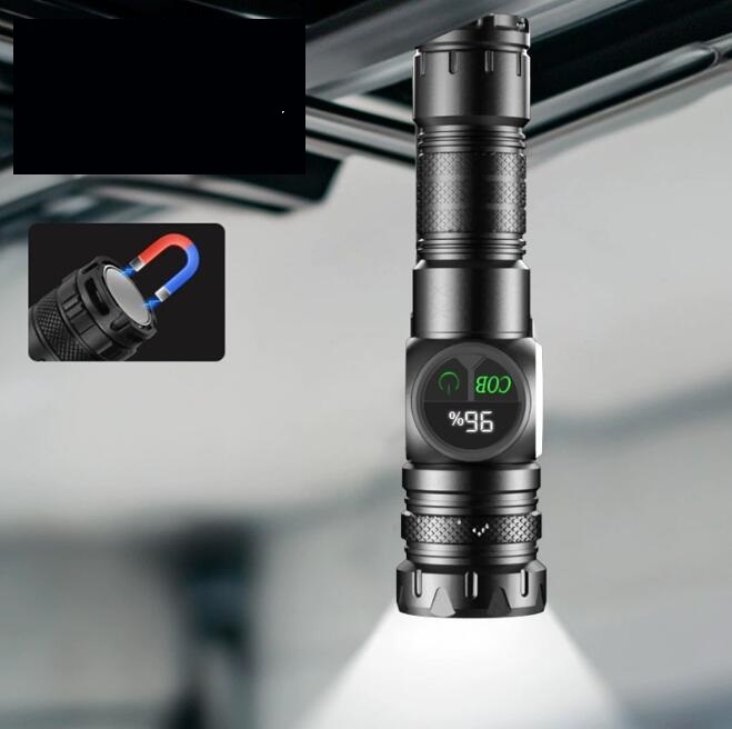 人気品懐中電灯 LEDライト 8000ルーメン ハンディライト 9つモード USB充電式 広角照明 COBライト 防水 防災 電池残量表示 ズーム 停電拍卖