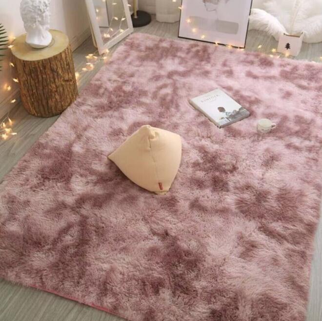 新入荷滑り止め付 洗えるラグ 抗菌 ふわっと手触り優しいフランネルラグ 折り畳み カーペット ラグマット 120x160cmピンク拍卖