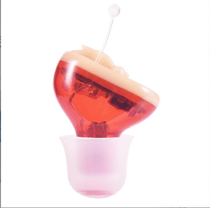 上質耳老人サウンドアンプポータブル 超小型デジタルエイドサウンドアンプ、ノイズリダクション(1ペア)で隠された集音 補聴器 集音器拍卖