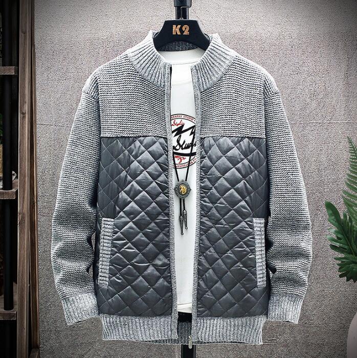 人気推薦メンズ トップス ブルゾン ジップアップパーカー トレンチコート コート ファッション 裏起毛 グレー 3XL拍卖