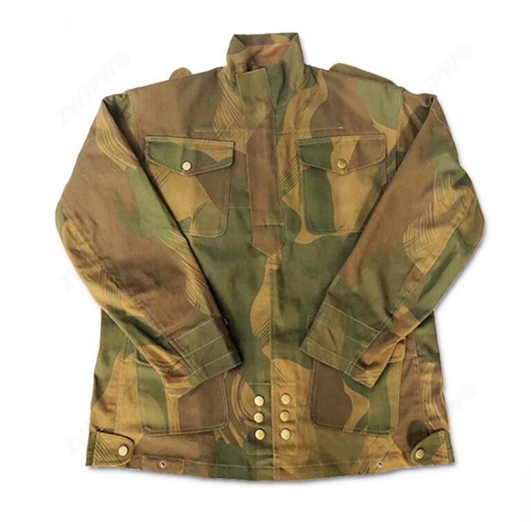 新作 イギリス軍 ジャケット コート 落下傘部隊 空挺部隊 デニソン・スモック 軍事風 軍物ブルゾン カモフラ M拍卖