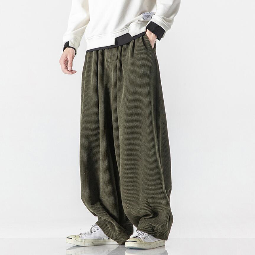 新品 メンズ カーゴパンツ 厚手 ゆったり カジュアル チノパン ロングパンツ コーデュロイ SIZE:XLお色選択可拍卖